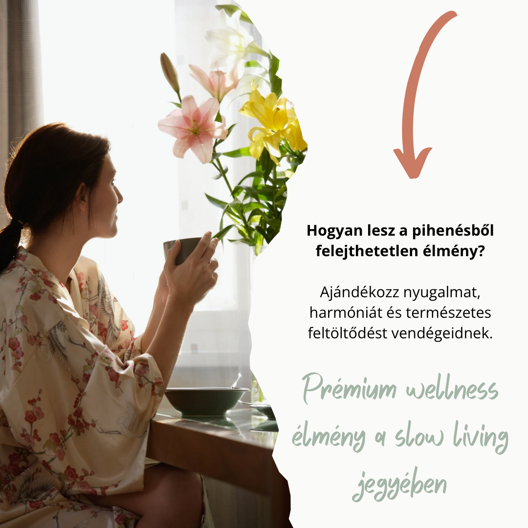 Felejthetetlen pihenés és arcjóga élmény vendégházaknak – slow living együttműködés